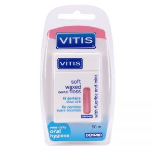 Ața dentară VITIS Suave Dental Floss with Fluoride and Mint 